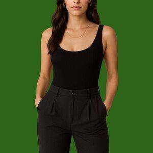 ✨ H&M Divided Black Ribbed Bodysuit | Women’s XS